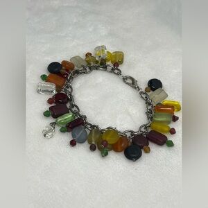 Vintage 1970’s glass bead bracelet